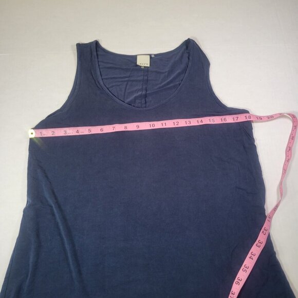 Ecru Women Navy Professional Casual Sleeveless Tank Tunic Blouse Size S - Picture 5 of 6